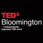 [Black] TEDxBloomington Two Line Square